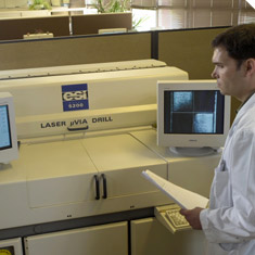Laser microvia drill